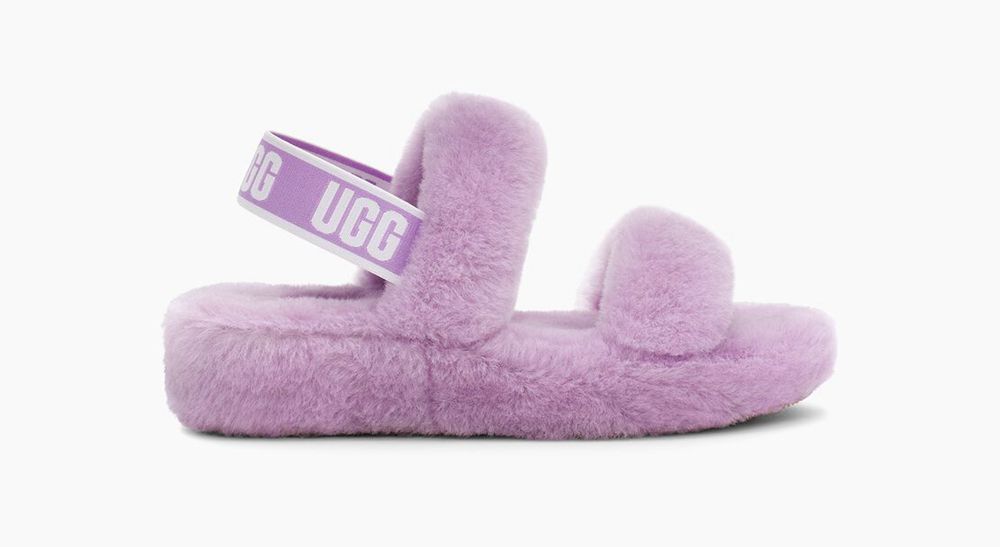 Ugg Oh Yeah - Womens Slippers - Purple - NZ (2374KAMUW)